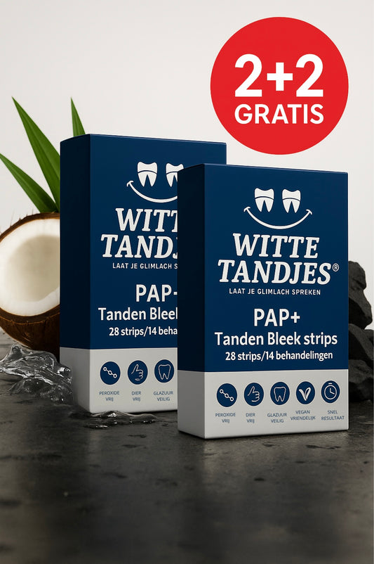 Tanden Bleek Strips 1+1 GRATIS